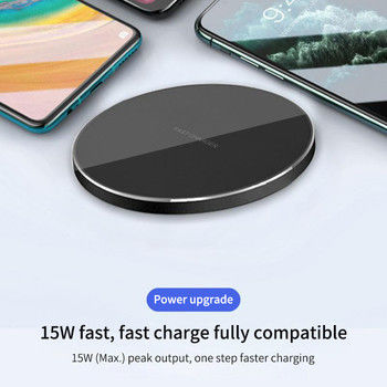 Портативный сертификат CE Qi Fast Wireless Charging Pad 15w Для смартфона