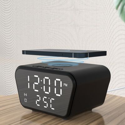 ROHS сертифицированный Qi беспроводный зарядный часы будильник 253g с быстрой зарядкой