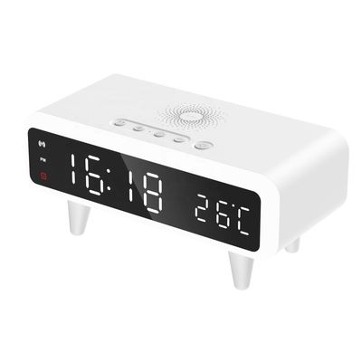 Дисплей с светодиодом Qi Wireless Alarm Clock, совместимое беспроводное зарядное устройство Qi