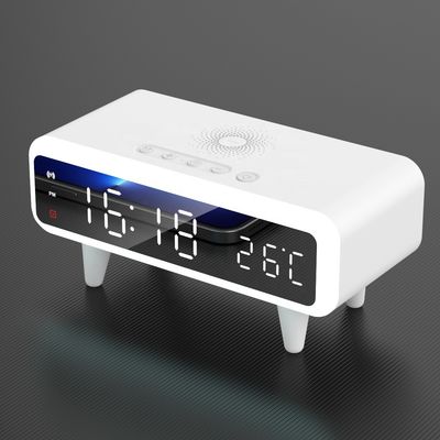 Дисплей с светодиодом Qi Wireless Alarm Clock, совместимое беспроводное зарядное устройство Qi