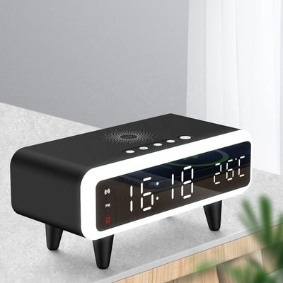 Дисплей с светодиодом Qi Wireless Alarm Clock, совместимое беспроводное зарядное устройство Qi