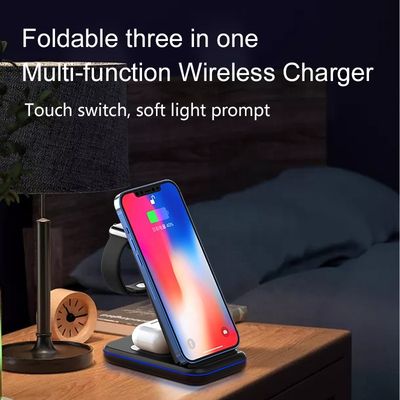 Быстрое питание 4 в 1 магнитные беспроводные зарядные станции Qi Apple зарядка