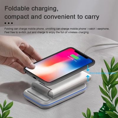 Быстрое питание 4 в 1 магнитные беспроводные зарядные станции Qi Apple зарядка