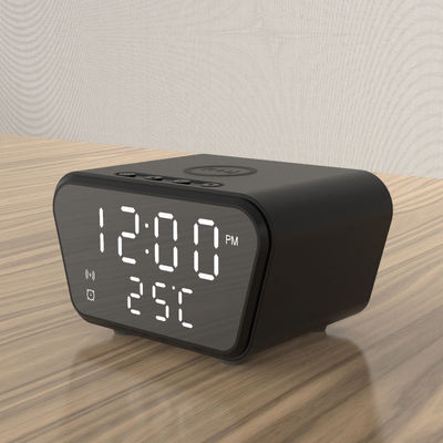 ROHS сертифицированный Qi беспроводный зарядный часы будильник 253g с быстрой зарядкой