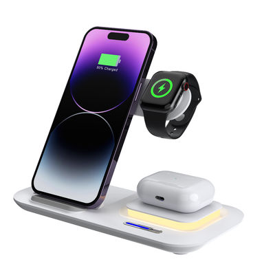 ABS Magnetic Qi Fast Charge Wireless Charging Stand Dock 9V для Apple