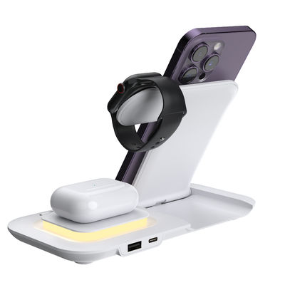 ABS Magnetic Qi Fast Charge Wireless Charging Stand Dock 9V для Apple