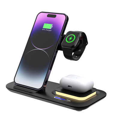 ABS Magnetic Qi Fast Charge Wireless Charging Stand Dock 9V для Apple