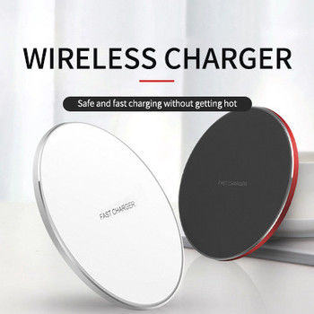 Портативный сертификат CE Qi Fast Wireless Charging Pad 15w Для смартфона